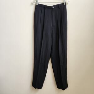 Banana Republic Pants Women's 6 Black Wool Dress Pleated Business Career Office